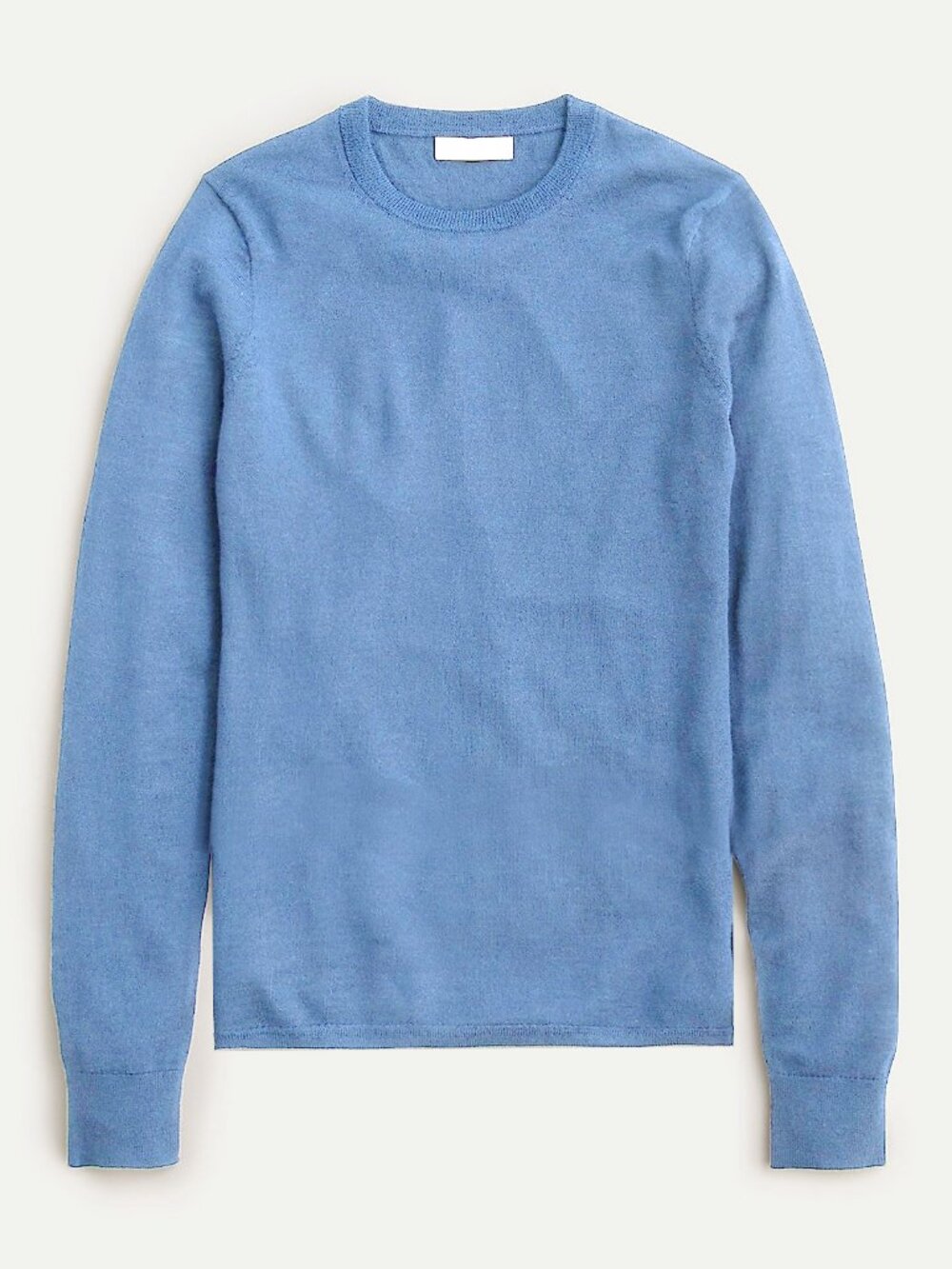 New J.Crew 100% Merino Wool Crewneck Sweater Cornflower Blue XL